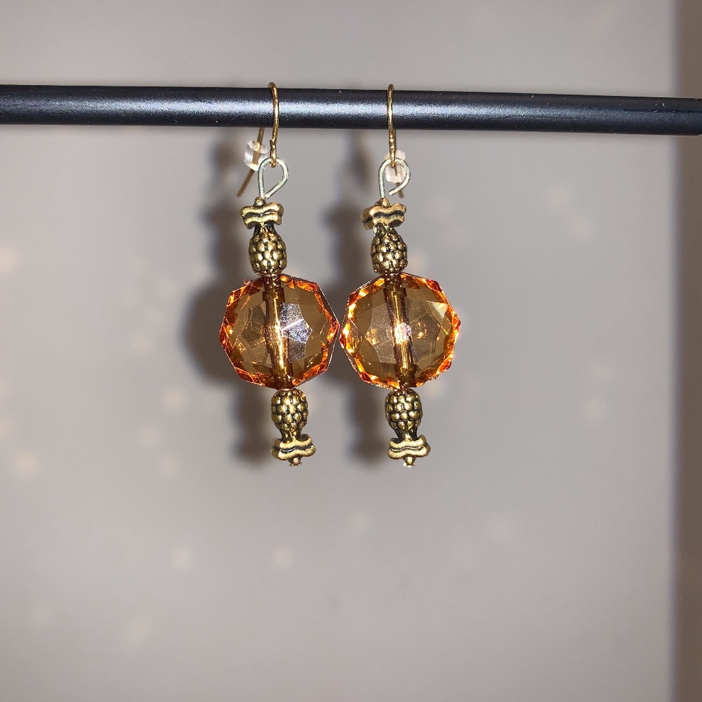 Shimmering Pineapple Earrings